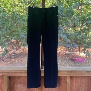 Paige Hidden Hills High Rise Bootcut Jeans Black Size 27